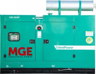 Дизельный генератор MGE P60CS в кожухе с АВР